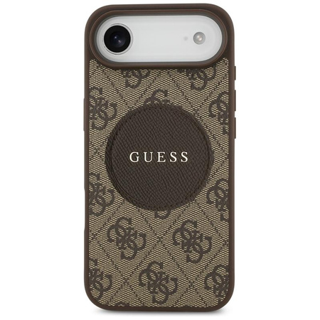 ETUI DO IPHONE AIR do MAGSAFE GUESS ORYGINALNE BRĄZOWE SKÓRZANE MODNE CASE