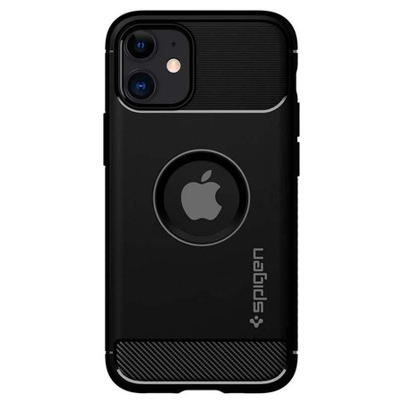 Spigen Rugged Armor - pouzdro pro iPhone 12 / iPhone 12 Pro (černé)