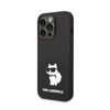 Karl Lagerfeld Silikon NFT Choupette - iPhone 14 Pro Max Tasche (schwarz)
