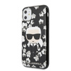 Karl Lagerfeld Iconic Karl Flower - Coque pour iPhone 11 (noir)