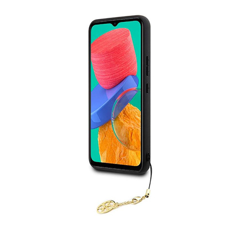 Guess 4G Charms Kollektion - Samsung Galaxy A54 5G Tasche (braun)