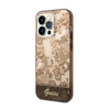 Guess Porcelain Collection - Coque iPhone 14 Pro (ocre)