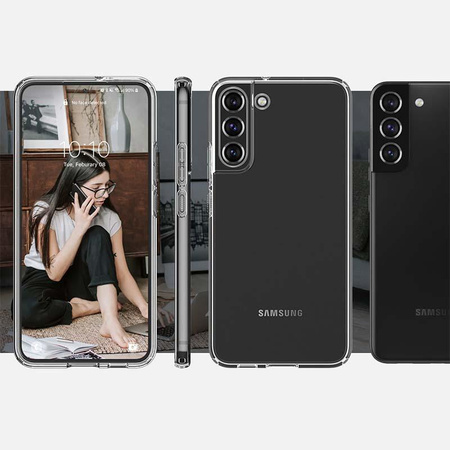 Spigen Liquid Crystal - tok Samsung Galaxy S22+ készülékhez (átlátszó)