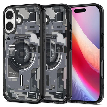 Spigen Ultra Hybrid Mag MagSafe - Hülle für iPhone 17 (Zero One Black)