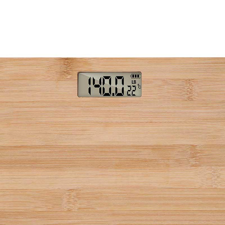 Grundig - Pèse-personne en bambou naturel 180 kg