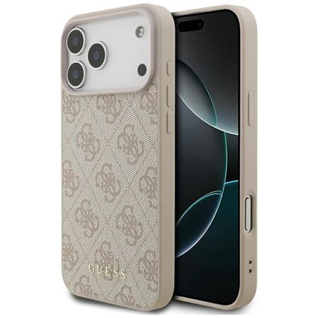 ETUI DO IPHONE 17 PRO MAX RÓŻOWE GUESS CLASSIC ORYGINALNE ELEGANCKIE CASE