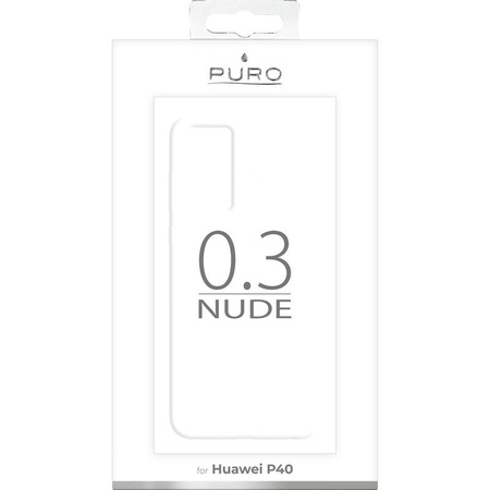 PURO 0.3 Nude - Huawei P40 Case (transparent)