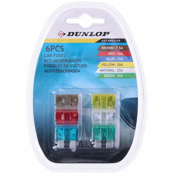 Dunlop - Kfz-Sicherungen 6 Stück.