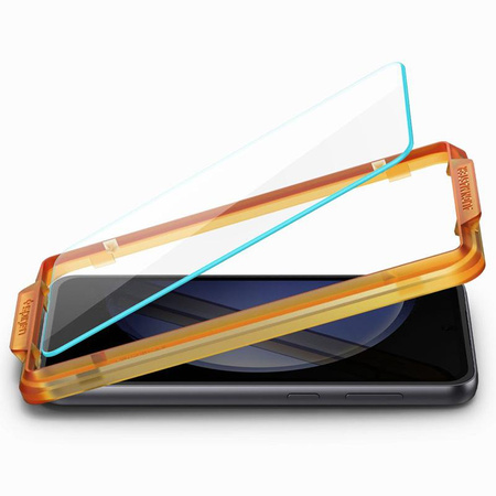 Spigen Alm Glas.TR 2-Pack - Verre trempé pour Samsung Galaxy S23 FE (2 pcs.).) (Clair)