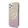 Guess Gradient Circle Glitter 4G - Etui iPhone 11 Pro Max (Gold/Pink)