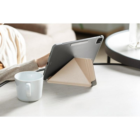 Moshi VersaCover - Origami iPad Pro 11" (2020/2018) tok Apple Pencil töltéssel (Savanna Beige)