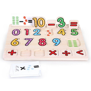 Top Bright - Dřevěné puzzle s rovnicemi