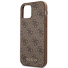 Guess 4G Metal Gold Logo - Coque iPhone 12 Pro Max (marron)