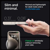 Spigen Ultra Hybrid - Coque pour iPhone 15 Pro (Titane naturel)