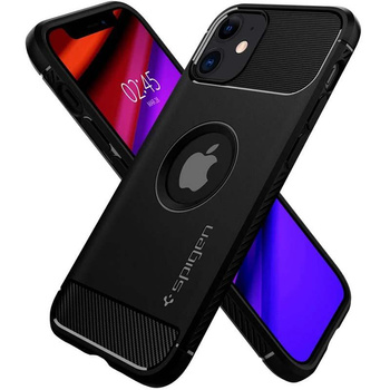 Spigen Rugged Armor - pouzdro pro iPhone 12 / iPhone 12 Pro (černé)