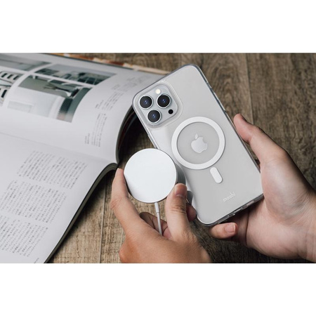 Moshi Arx Clear Slim Hardshell Case - iPhone 13 Pro Max MagSafe Case (Crystal Clear)