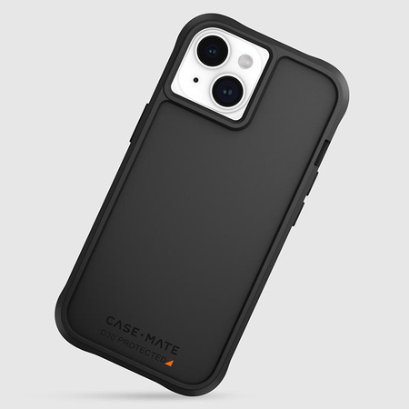 Case-Mate Ultra Tough Plus D3O MagSafe - Tasche für iPhone 15 / iPhone 14 / iPhone 13 (Schwarz)