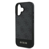 Guess 4G Bottom Stripe - iPhone 16 Tasche (grau)