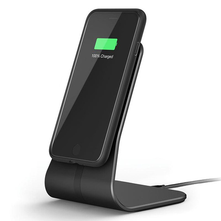 XVIDA (POWER 2) Wireless Charging Desk Stand - Ładowarka indukcyjna Qi 7.5W na biurko, aluminium (czarny)