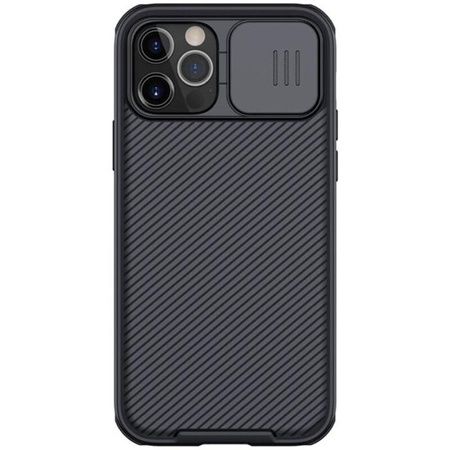 Nillkin CamShield Pro Magnetic - Apple iPhone 12 Pro Max Hülle mit Kameraabdeckung (Schwarz)