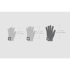 Moshi Digits Touchscreen Gloves - Rękawiczki dotykowe do smartfona (M) (Light Gray)