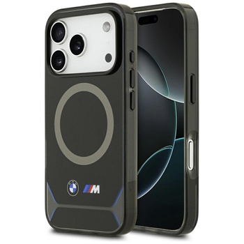BMW M IML Metal Buttons & Logo MagSafe - Case iPhone 17 Pro (black-blue)