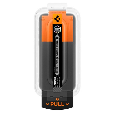 SZKŁO HARTOWANE DO IPHONE 16 PRO MAX | 17 PRO MAX SPIGEN Z RAMKĄ SZYBKA 9H