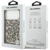 Karl Lagerfeld IML Leopard Pattern MagSafe - Case for iPhone 17 Pro Max (brown)