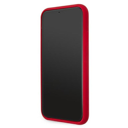 Karl Lagerfeld Choupette Head Silicone - pouzdro na iPhone 11 (červené)