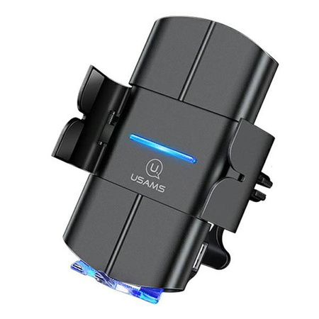 USAMS US-CD133 - Autohalterung mit kabelloser 10-W-Ladung (schwarz)