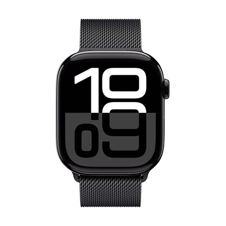 Crong Milano Steel - Bracelet en acier inoxydable pour Apple Watch 38/40/41/42 mm (graphite)