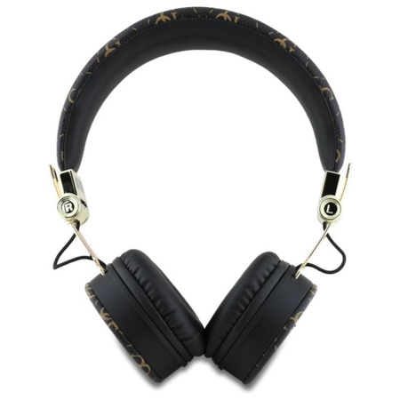 Guess 4G Triangle Round Shape - Casque intra-auriculaire sans fil Bluetooth ENC (noir)