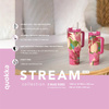 Quokka Stream - 1200 ml stainless steel thermal mug with straw (Graphite)
