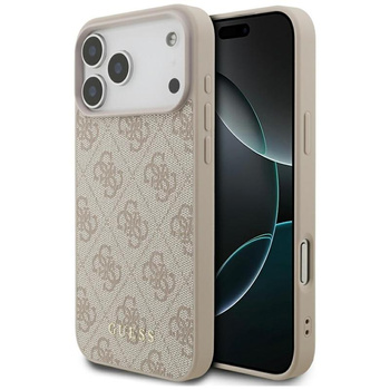 ETUI DO IPHONE 17 PRO MAX RÓŻOWE GUESS CLASSIC ORYGINALNE ELEGANCKIE CASE