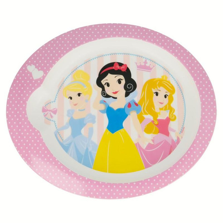 Princesse - Assiette en mélamine pour bébés et jeunes enfants