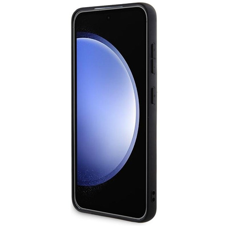 Guess Glitter Flakes Metal Logo Case - Samsung Galaxy S24 Case (pink)