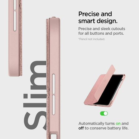 Spigen Urban Fit - Hülle für iPad Pro 11" (M4, 2024) (Rose Gold)