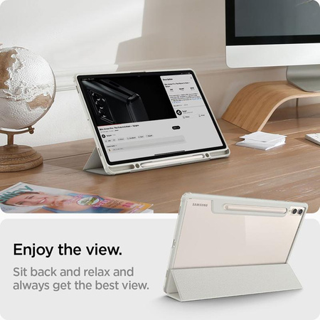 Spigen Ultra Hybrid Pro - Gehäuse für Samsung Galaxy Tab S9+ 12.4"(Grau)