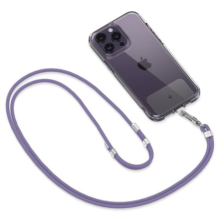 Spigen Universal Strap Set Crossbody & Wrist - Popruh na telefon na rameno a zápěstí (Deep Purple)