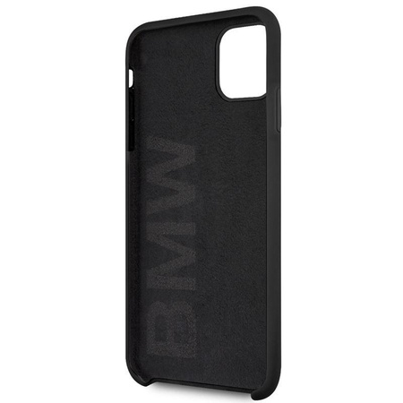 BMW szilikon kemény tok - iPhone 11 Pro Max tok (fekete)