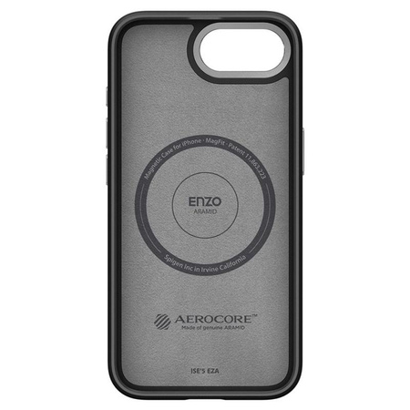 Spigen Enzo Aramid Mag MagSafe - Hülle für iPhone 16e (Schwarz)