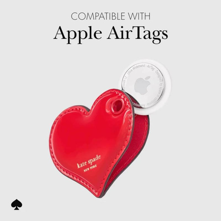 Kate Spade New York Charm kulcstartó - Védő medál tok Apple AirTaghez (szív)