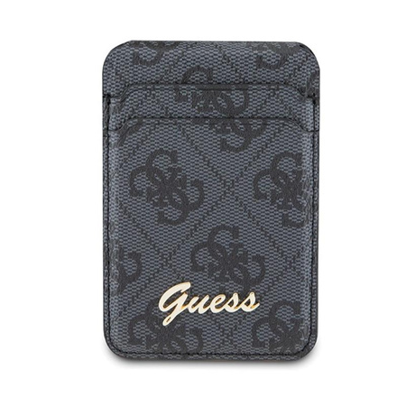 Guess Wallet Cardslot Stand MagSafe 4G Classic Logo - Magnetic wallet with stand function (black)