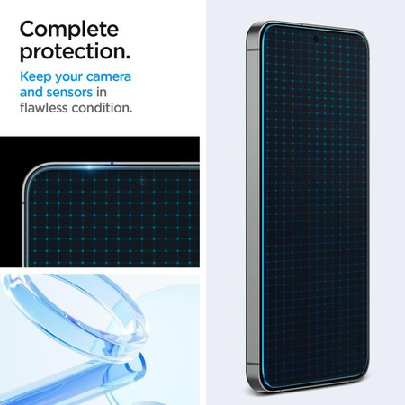 Spigen GLAS.TR EZ FIT 2-Pack - Verre trempé pour Samsung Galaxy A56 5G / S24 FE (2 pièces)