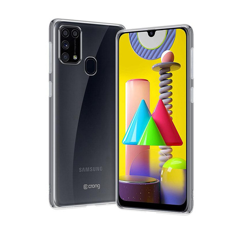 Crong Crystal Slim Cover - Samsung Galaxy M31 tok (átlátszó)