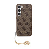 Guess 4G Charms Collection - Pouzdro Samsung Galaxy A35 5G (hnědý)