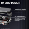 Crong Hybrid Watch Case - Boîtier avec verre pour Apple Watch 41mm (transparent)