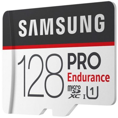Samsung microSDXC Pro Endurance - Karta pamięci 128 GB Class 10 UHS-I/U1 100/30 MB/s z adapterem