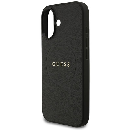 Guess Grained Ring MagSafe - Case iPhone 17 (black)