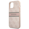 Guess 4G Printed Stripe - iPhone 12 / iPhone 12 Pro Tasche (rosa)